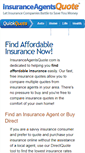 Mobile Screenshot of insuranceagentsquote.com